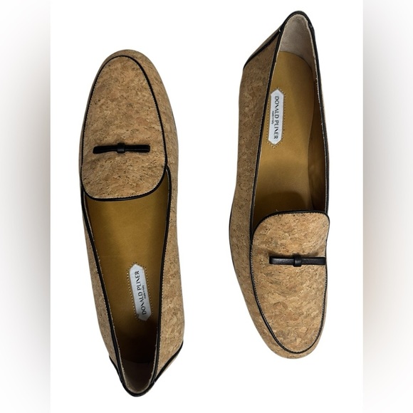 Donald J Pliner Men\'s  Loafer Shoes Natural size US12, pre-owned, gently used. main image 13